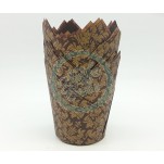 Tulip Baking Cup's - High Tea Brown With Gold x 50