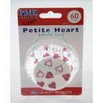 Petite Heart Baking Cases x 60
