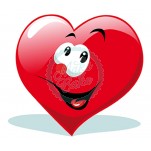 Happy Heart Cupcake Toppers X 30