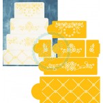 Designer Stencils - 4 Tier Daisy Lattice Set