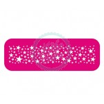 Dinkydoodle Airbrush Side Stencil - Multi Star Border