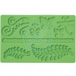 Wilton Silicone Mould - Fern, Butterfly & Dragonfly