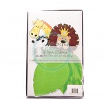Jungle Fever Party Invitations x 12
