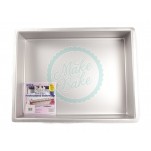 PME Seamless Professional Oblong Cake Pan 12 x 16 x 3 Inch