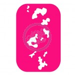 Dinkydoodle 2 Part Airbrush Stencils - Camouflage Set Of Three