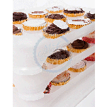 Cupcake Courier Tray - Clear Transparent