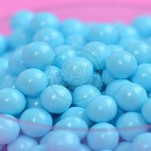 Edible Sugar Pearls  - 8mm Light Blue x 100g