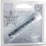 Rainbow Dust Edible Stars - Silver