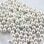 Edible Sugar Pearls - 2mm Silver x 100g