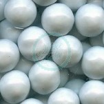 Edible Sugar Coated Chocolate Pearls - 10mm White x 80g