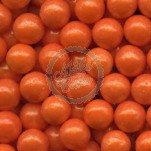 Edible Sugar Pearls - 7mm Orange x 100g