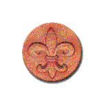 Fleur De Lis Terracotta Cookie Stamp By Rycraft
