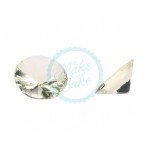 9 Large Edible Jelly Diamonds - Clear