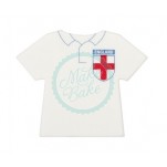 9 x White England Football Shirt Set Sugar Toppers