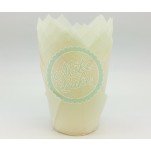 Tulip Baking Cup's - White x 50