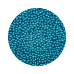 Edible Sugar Pearls - 4mm Metallic Blue x 1kg