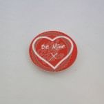 10 Valentine Greeting Edible Hearts